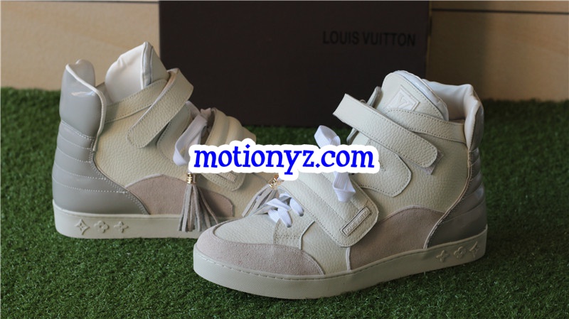 Brand Sneaker High Top Cream White